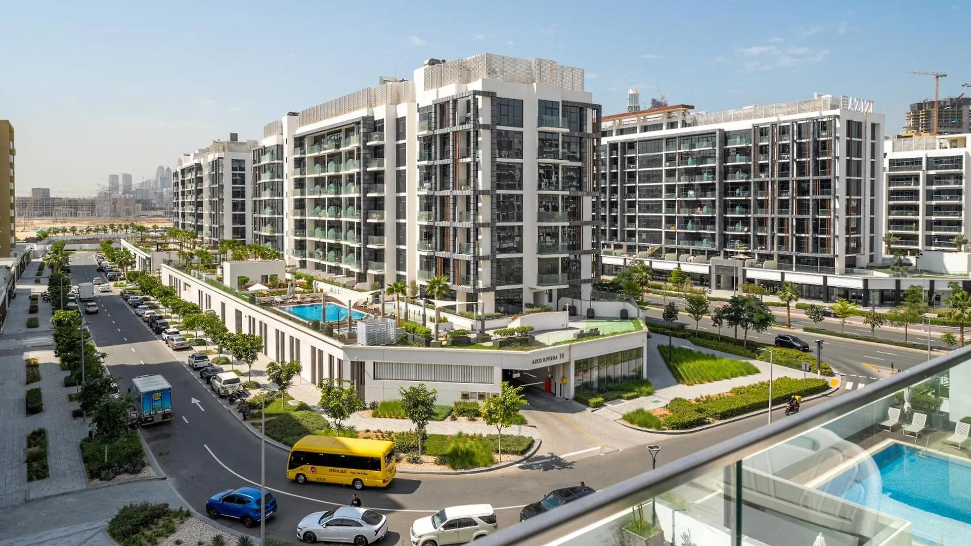 Appartement Amazing Studio In Azizi Riviera 9,City & Pool View Dubaï